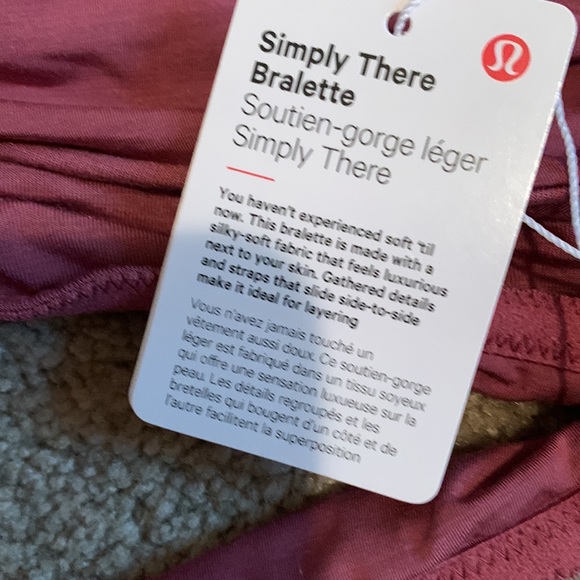 NWT Lululemon Simply There Bralette size Large - Picture 4 of 4